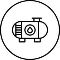 Oil Tank Vector Icon