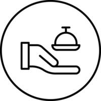 Room Service Vector Icon