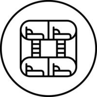 Capsule Hotel Vector Icon