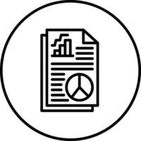 Financial Database Vector Icon