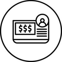 Bank Account Vector Icon