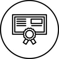 Certificate Vector Icon