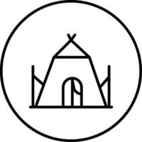 Tent Vector Icon