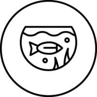 Fish Tank Vector Icon