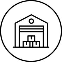 Warehouse Vector Icon