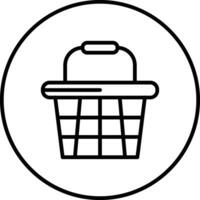 Shopping Basket Vector Icon