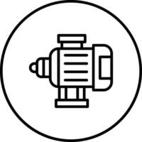 icono de vector de motor