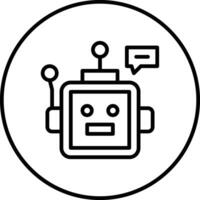 Chat Bot Vector Icon