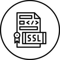 SSL File Vector Icon