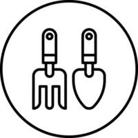 Farm Fork Vector Icon