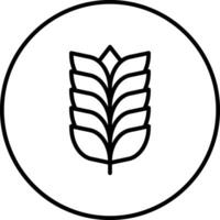 Wheat Vector Icon