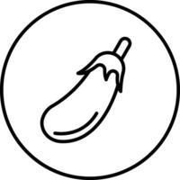 Eggplant Vector Icon