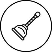 Plunger Vector Icon