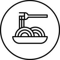 Spaguetti Vector Icon