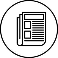 Newspaper Vector Icon