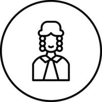 Judge Vector Icon