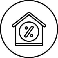 House Discount Vector Icon
