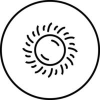 Sun Vector Icon