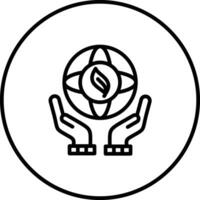 Save Planet Vector Icon