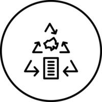 Paper Recycle Vector Icon