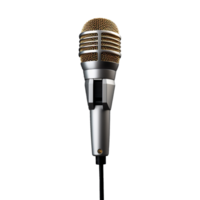 ai généré microphone isolé sur transparent Contexte png