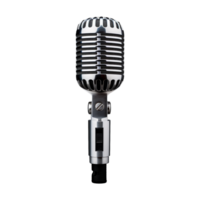 AI generated Microphone isolated on transparent background png