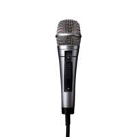 AI generated Microphone isolated on transparent background png