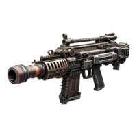 AI generated Weapon isolated on transparent background png