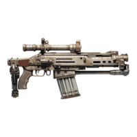 AI generated Weapon isolated on transparent background png