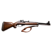 AI generated M1 garand isolated on transparent background png