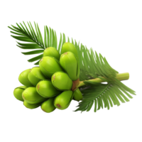 AI generated Zamia fruit png isolated on transparent background