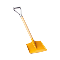 AI generated A shovel is leaning isolated on transparent background png