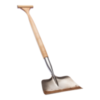 AI generated A shovel is leaning isolated on transparent background png