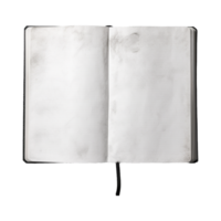 AI generated Open blank notebook isolated on transparent background png