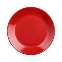ai generato superiore Visualizza rosso piatto su trasparente sfondo png