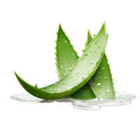 ai genererad aloe vera png isolerat på transparent bakgrund