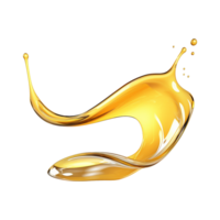 AI generated Abstract lubricant oil isolated on transparent background png