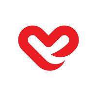 Heart Logo. Love, Medical and Charity design vector template.