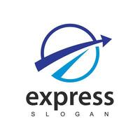 Express logo designs vector, Transport logistic delivery and shipping service. vector