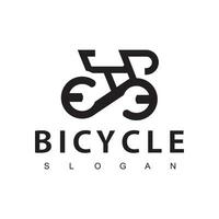 Bicycle logo concept icon vector, bicycle repair logo, vector