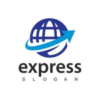 Express logo designs vector, Transport logistic delivery and shipping service. vector