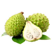 ai generiert Soursop Obst png isoliert auf transparent Hintergrund