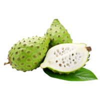 ai gerado graviola fruta png isolado em transparente fundo