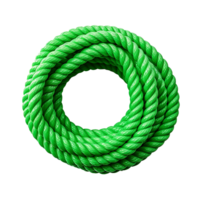 AI generated A plastic rope png isolated on transparent background