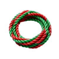 AI generated A plastic rope png isolated on transparent background