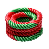 AI generated A plastic rope png isolated on transparent background