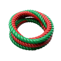 AI generated A plastic rope png isolated on transparent background