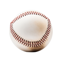 ai generiert Baseball isoliert auf transparent Hintergrund png