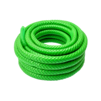 AI generated A plastic rope png isolated on transparent background