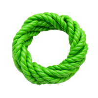 AI generated A plastic rope png isolated on transparent background